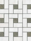 White, Pinwheel Mosaic