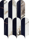 Calacatta Viola, Quill Mosaic (9x12.5 Sheet)