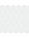 White, Grip Hexagon (12.5x11 Sheet)
